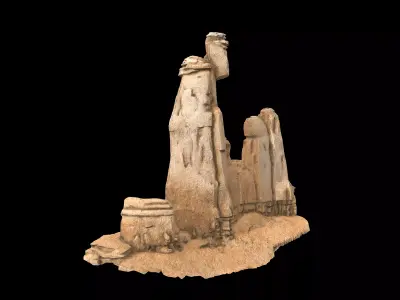 Realistic Stylized Cliff 3D model