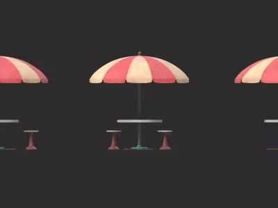 sun umbrella 3D model