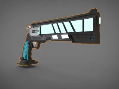 scifi weapon type II 3D print model