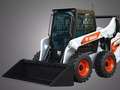 S76 Skid Steer Loader - Bucket 3D model