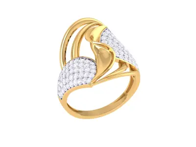  Women Ring MTL 3dm STL OBJ FBX Details 3D print model 77
