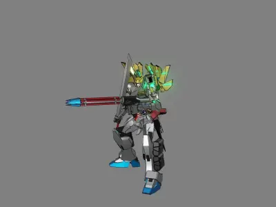 Attacker Gundam 23 3D model