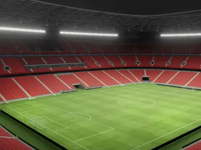 Ferenc Puskas Arena Stadium - Budapest Hungary 3D model