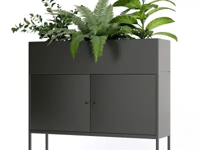 Metal console Consuela La redoute 3D model