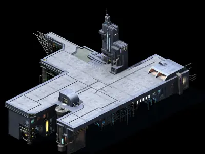 Future City - Cosmos City 06 3D model