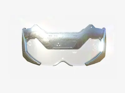 SciFi Glasses F09 Steel Light - Character Design Fashion Low-poly 3D model