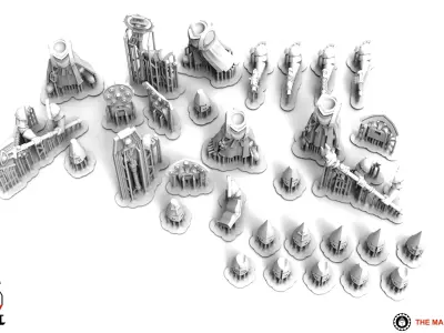 Feudal Guard - Battle Priests 3D print model