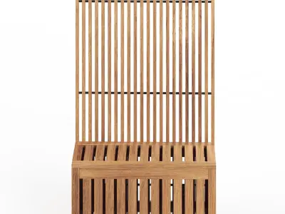NAMMARO Storage box and privacy screen IKEA 3D model
