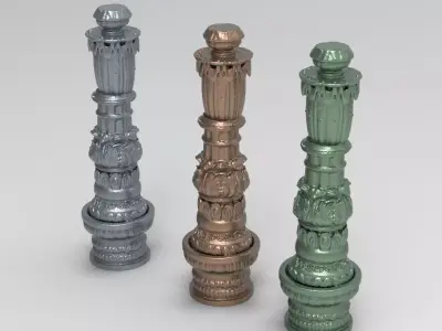 Pagan Celtic stone 3D model
