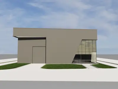 Warehouse Exterior 2 3D model