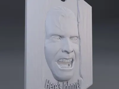 Jack Torrens with an inscription 3D print model