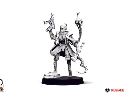 Dark Techno -  Chief of protocol 3D print model