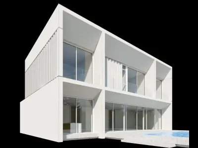 Modern Villa Design 010 3D model