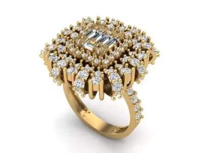 Jewelry ring 234 3D print model