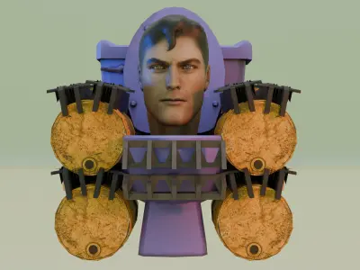  acid starman skibidi toilet 3D model