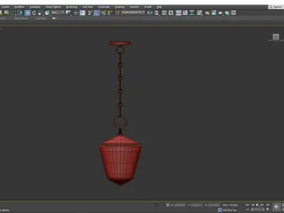 Greene Pendant Light Low-poly 3D model