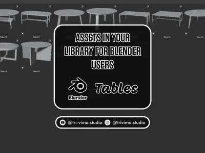 Assets in Your Library for Blender Users 3D model