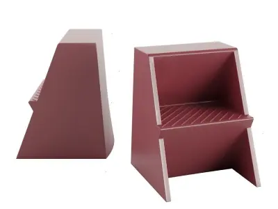 Mono Stepstool by Steffen Kehrle and Richard Lampert 3D model