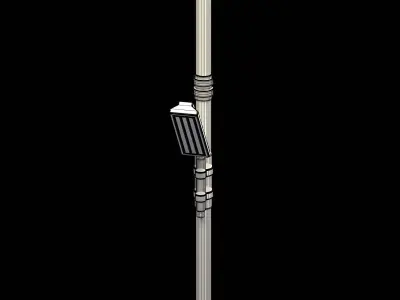 Street lights 3D model 2