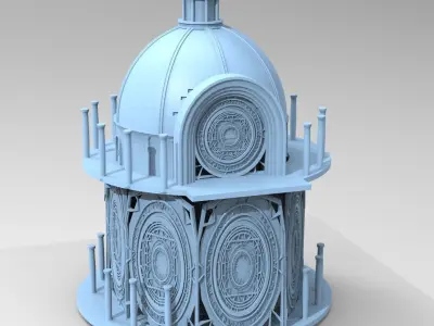 DR Strange Tower 1 3D model