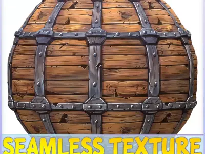 Stylized Wood Seamless Texture Texture