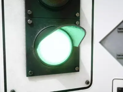 Traffic Lights 3D model 2