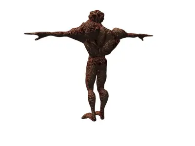 Toxic Mutant Low-poly 3D model
