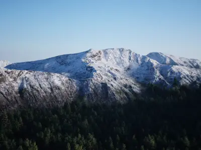 3D Mountain Model 1 - High-Detail with LODs 3D model