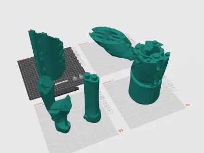 Splitgate 2 BFB Replica 3D print model