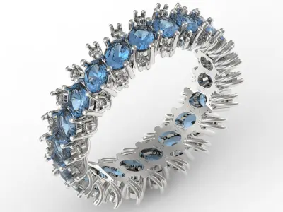 woman jewelry ring rr0003 Free 3D print model