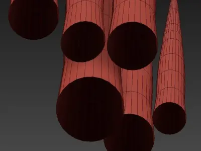 Firlinfeu chandelier 3D model