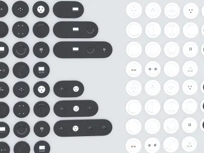  Components for Interior Design Free 3D model