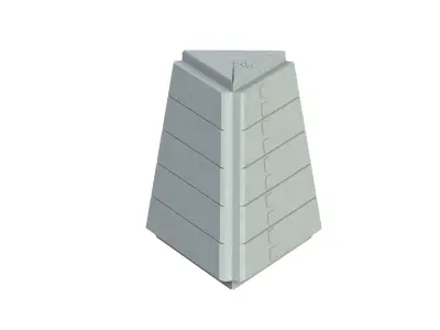 Sci Fi Object No 2896 Low Poly Low-poly 3D model