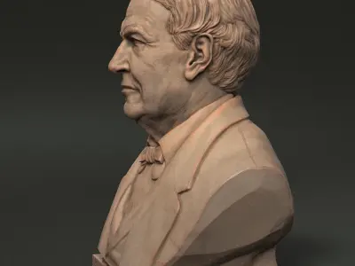 Thomas Edison 3D print model