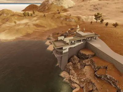 Cliffside Retreat- Modern Mountaintop- Elevated Living 3D model