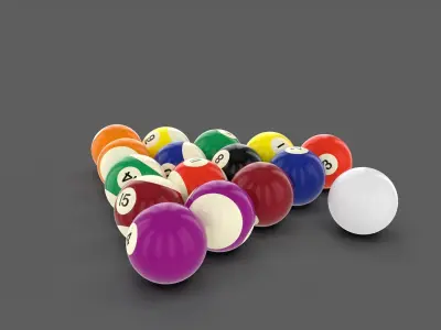 Pool Ball Pack 3D model
