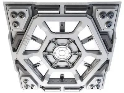 Space Station Ceiling - Large 3D model