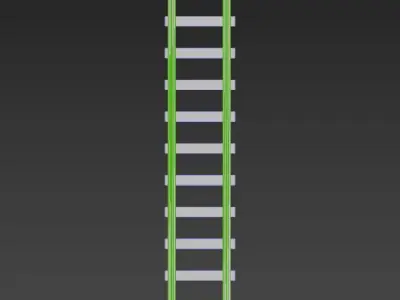 train track Free 3D model