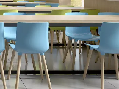 restaurant interior 3D model