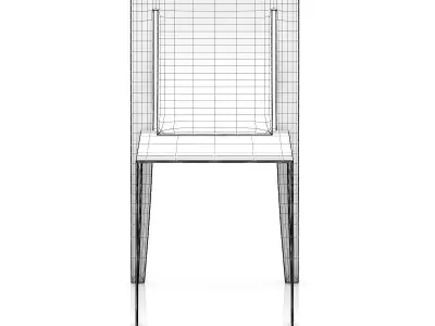 Wooden Chair 7 3D model