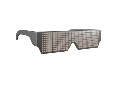 Future Technology Glasses v2 006 Low-poly 3D model