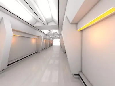 Corridor Interior 3D model order