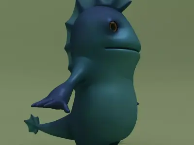 Monster Sweetie Alfred 3D model