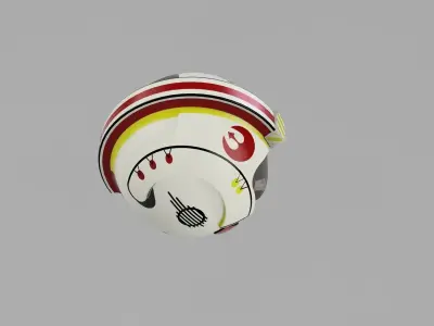 Luke Skywalker helmet 3D print model