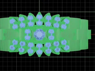 Jewelry ring 447 3D print model