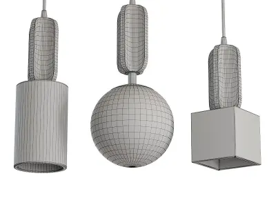 Lampatron VIAL pendant lamp 3D model