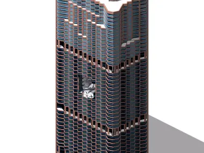 Different dimension - architecture - ruins 04 3D model