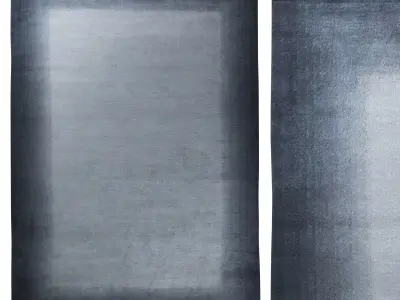 Bamboo  Wool Border Charcoal 3D model