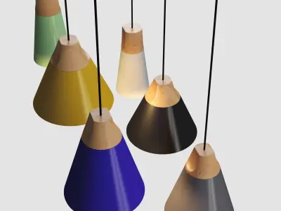Miniforms Slope Pendant Light 3D model