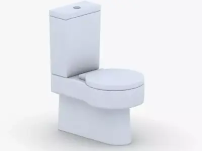 1545 - Toilet Low-poly 3D model